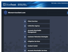 Tablet Screenshot of monserviceclient.com